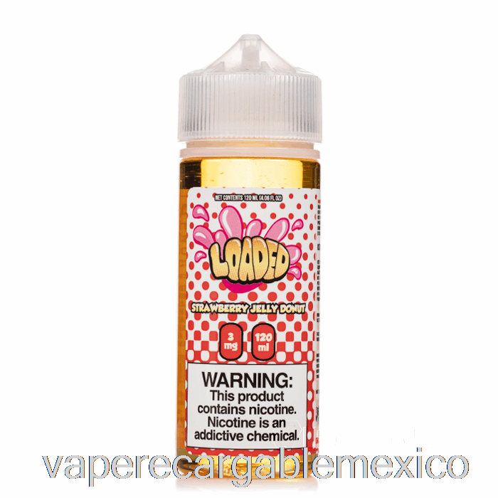 Vape Recargable Donut De Gelatina De Fresa - E-líquido Cargado - Vapores Despiadados - 120ml 3mg